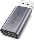 Displayport to HDMI Adapter,  DP Male to HDMI Female Passive Adapter Supporting up to 4K for Displayport Supported Computers to Connect HDMI Displays - Space Gray Aluminum